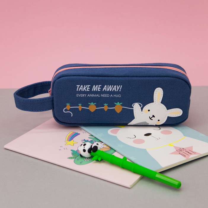 Пенал "Take hare", blue 