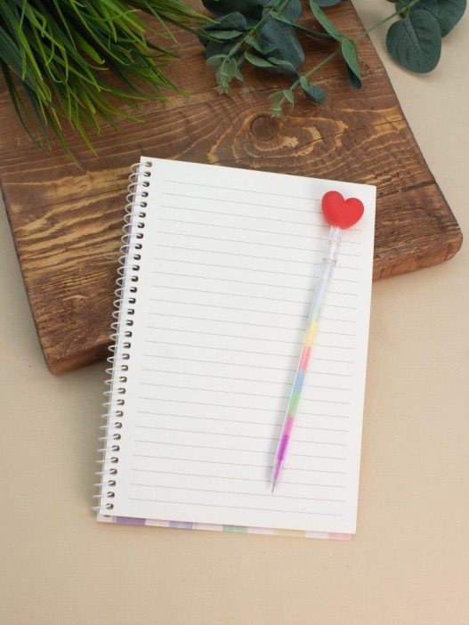 Блокнот на спирали (А5) &quot;Rainbow plaid&quot;, rainbow (14.5*21) 