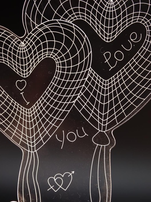 Ночник iLikeGift &quot;Heart Balloons&quot; LED, USB (9х19 см) 