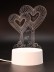 Ночник iLikeGift "Воздушные шары-сердечки" светодиодный, USB (9х19 см)