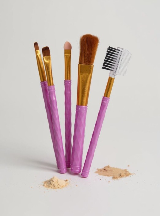 Набор кистей для макияжа &quot;Neon Muse&quot;, 5 шт., purple 