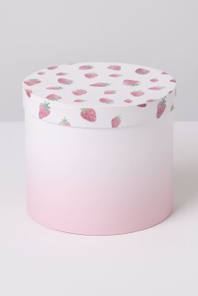 Подарочная коробка «Round strawberry», 16.5*16.5*16