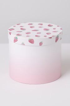 Подарочная коробка «Round strawberry», 16.5*16.5*16