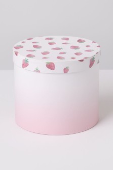 Подарочная коробка «Round strawberry», 16.5*16.5*16
