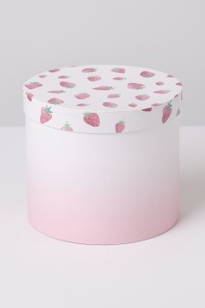 Подарочная коробка «Round strawberry», 16.5*16.5*16
