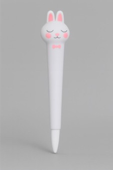 Ручка-сквиш "Bunny bow tie", white