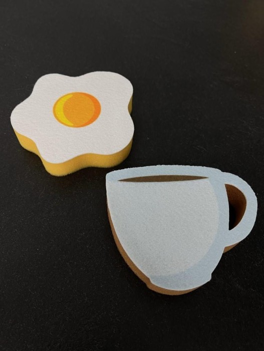 Набор губок для посуды 4 шт. &quot;Good morning&quot; 