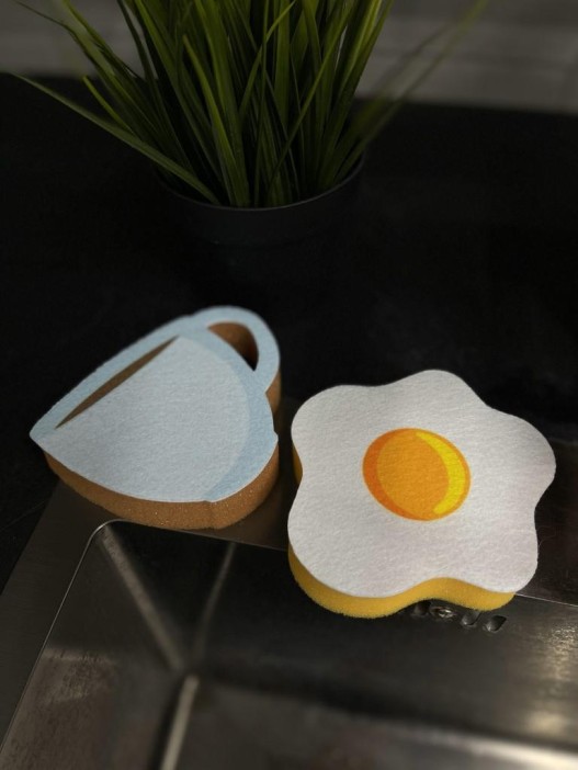 Набор губок для посуды 4 шт. &quot;Good morning&quot; 