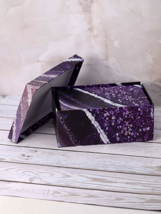 Подарочная коробка «Amethyst», purple (21*14*8.5) 