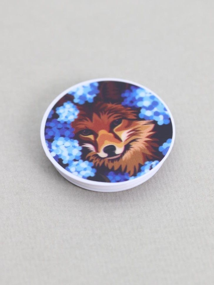 Попсокет iLikeGift "Красивая лиса", 4 см