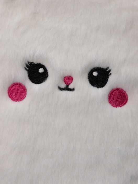 Пенал плюшевый &quot;White hare&quot;, white (25*13 см) 