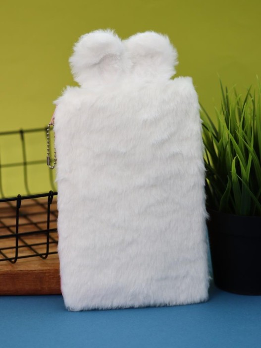 Пенал плюшевый &quot;White hare&quot;, white (25*13 см) 