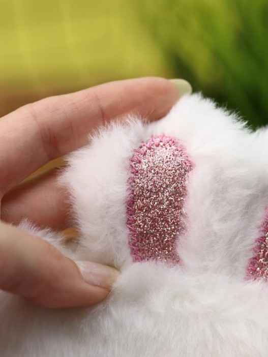 Пенал плюшевый &quot;White hare&quot;, white (25*13 см) 