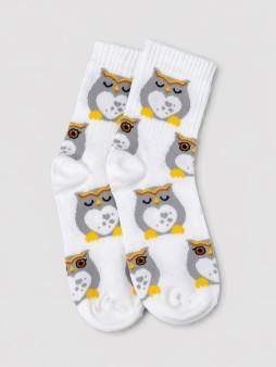 Носки женские "Забавные совы", р. 35-40