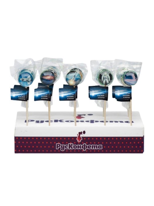 Леденцы "Космос" (шоубокс - 40 шт.) 