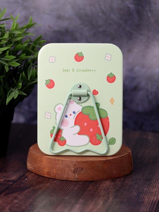 Зеркало настольное &quot;Bear strawberry&quot;, green (16*12 см) 