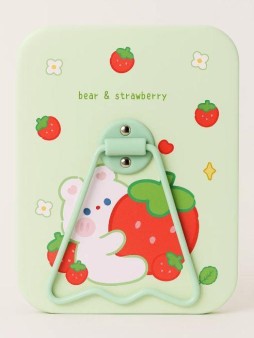 Зеркало настольное "Bear strawberry", green (16*12 см)
