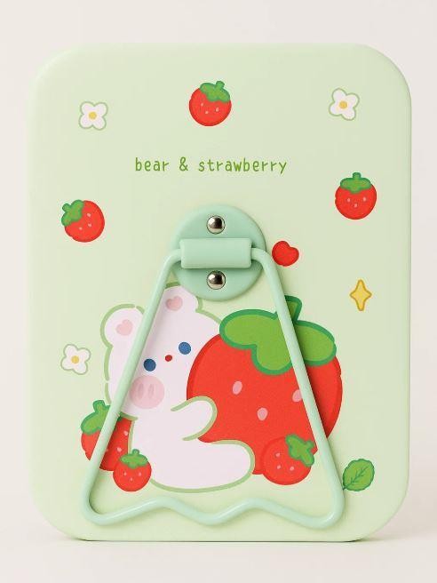 Зеркало настольное &quot;Bear strawberry&quot;, green (16*12 см) 