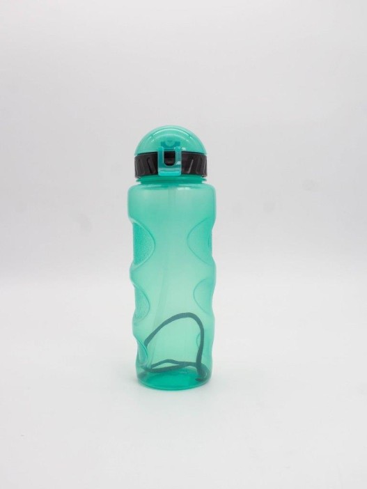 Бутылка "Movement life" с трубочкой, green (500 ml) 