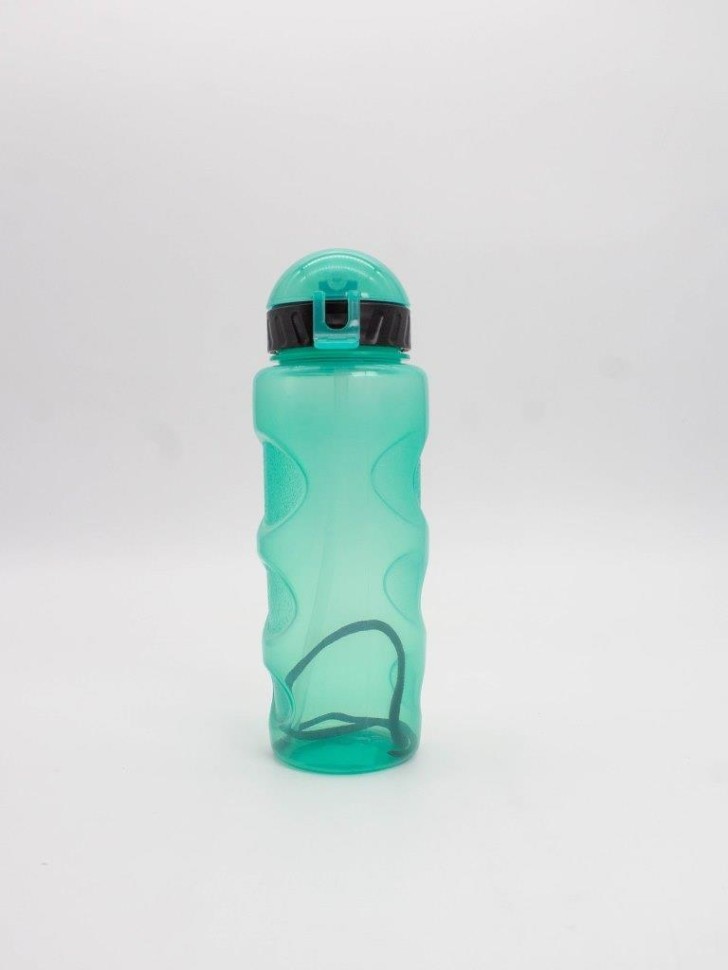 Бутылка "Movement life" с трубочкой, green (500 ml)