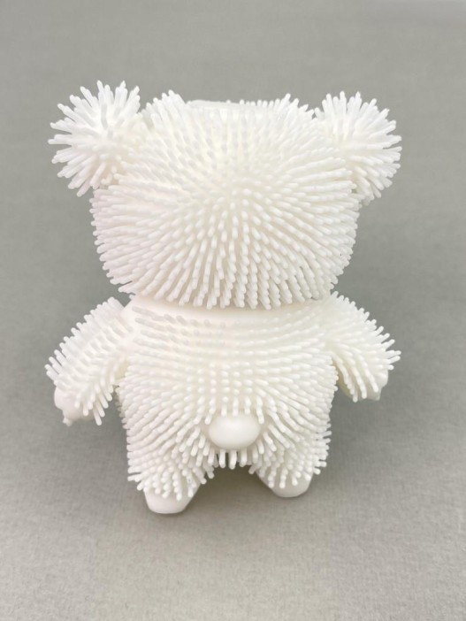 Мялка - антистресс «Nice bear», white (9*12 см) 