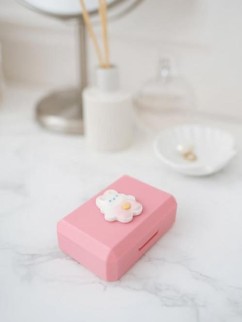 Контейнер для линз «Nice bunny», pink