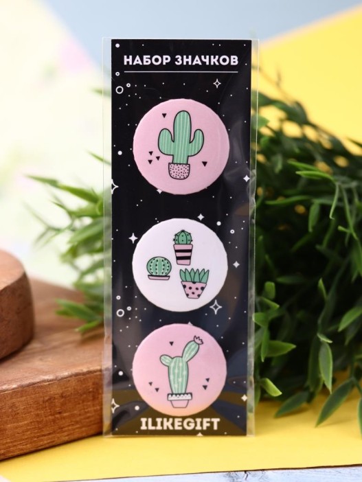 Набор значков Cactus 