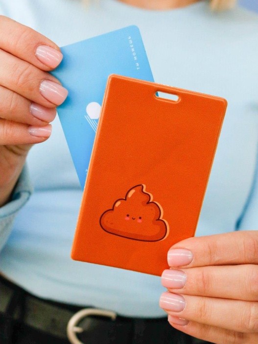 Держатель для карт «Cute poop» (6,5 х 10,4 см) 