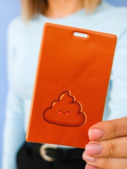 Держатель для карт «Cute poop» (6,5 х 10,4 см) 