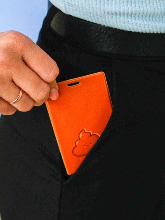 Держатель для карт «Cute poop» (6,5 х 10,4 см) 