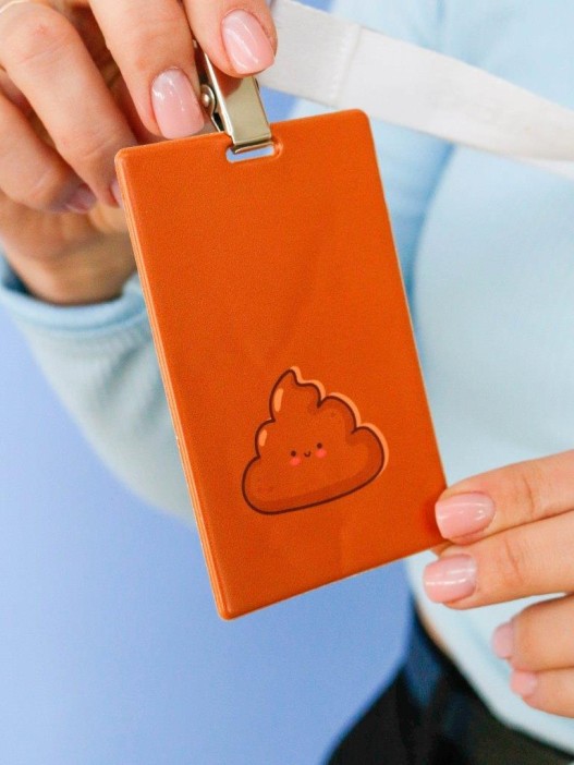 Держатель для карт «Cute poop» (6,5 х 10,4 см) 