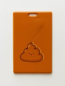 Держатель для карт «Cute poop» (6,5 х 10,4 см)