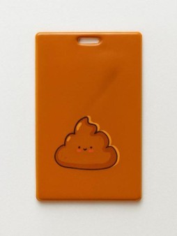 Держатель для карт «Cute poop» (6,5 х 10,4 см)