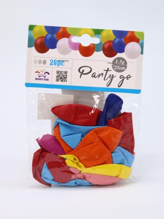 Набор воздушных шаров 20 шт. &quot;Bright balloons&quot;, (25 см) 