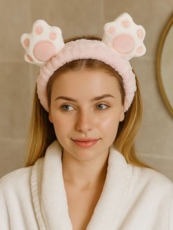 Повязка на голову GIRLY "Ears-paws", pink