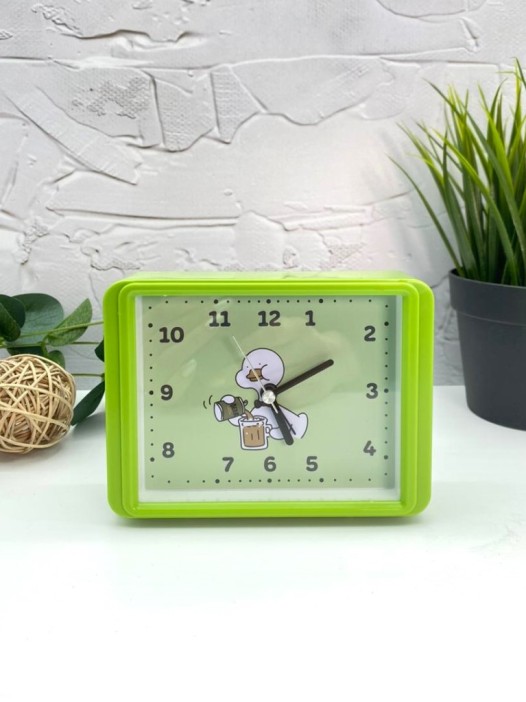 Часы-будильник «Goose», green (13х10 см) 