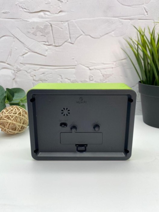 Часы-будильник «Goose», green (13х10 см) 