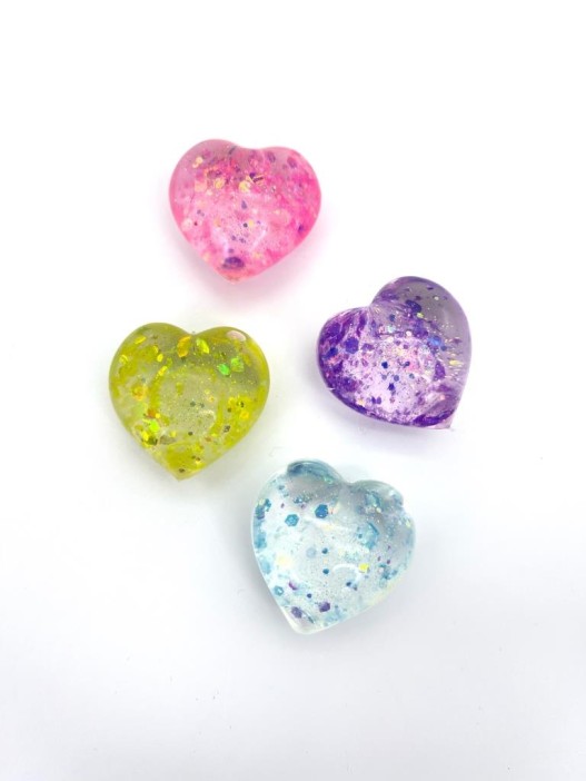 Мялка - антистресс «Сердце», шоу-бокс 40 шт. 