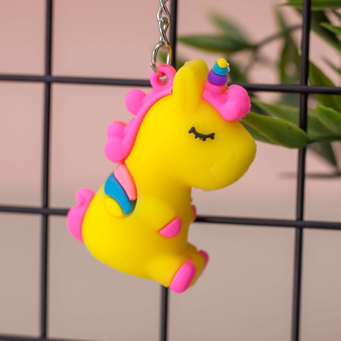 Брелок "Sleeping unicorn", yellow 