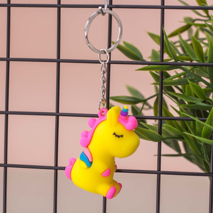 Брелок "Sleeping unicorn", yellow 