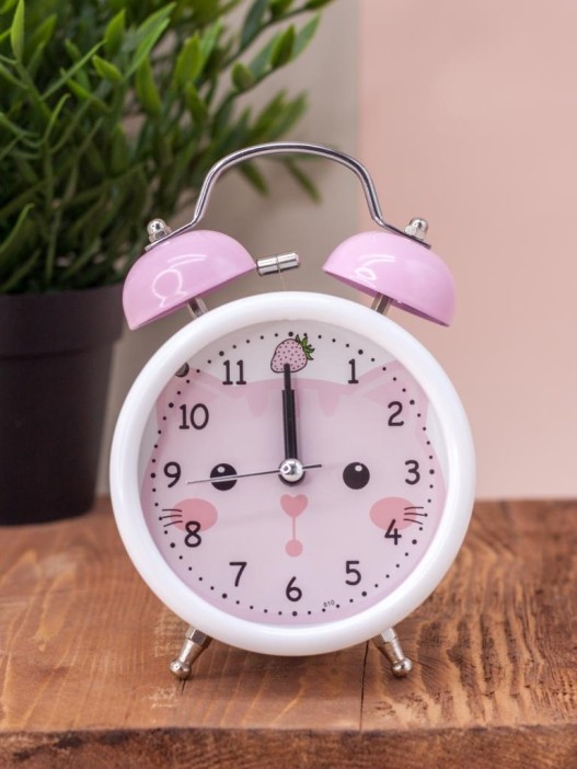 Часы-будильник &quot;Funny cat&quot;, white 