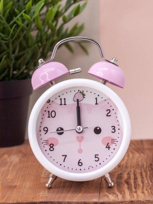 Часы-будильник &quot;Funny cat&quot;, white 