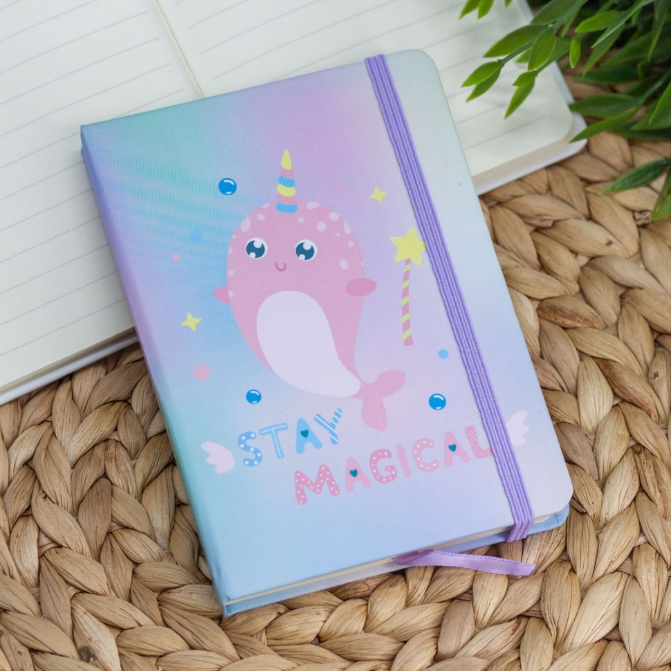 Блокнот (A6) "Whalecorn stay magical", (14.5*10.5)