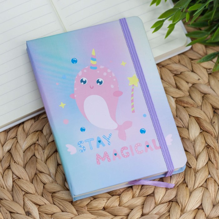 Блокнот (A6) &quot;Whalecorn stay magical&quot;, (14.5*10.5) 