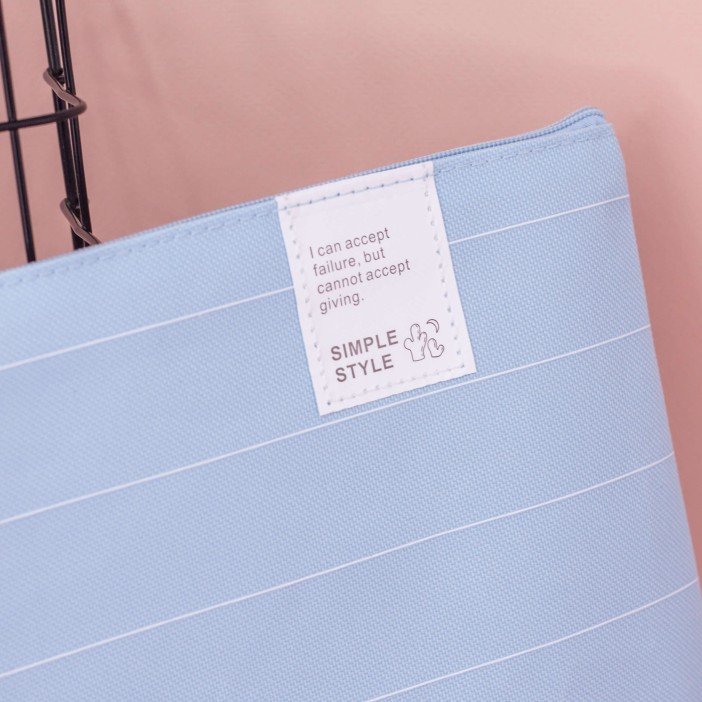 Папка для документов (A4) "Textile", blue 