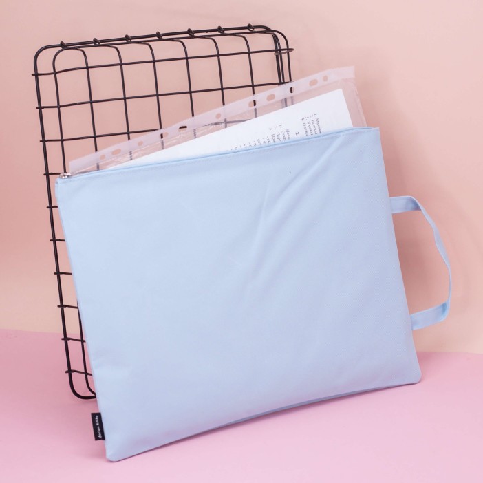 Папка для документов (A4) "Textile", blue 