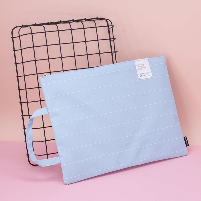 Папка для документов (A4) "Textile", blue 