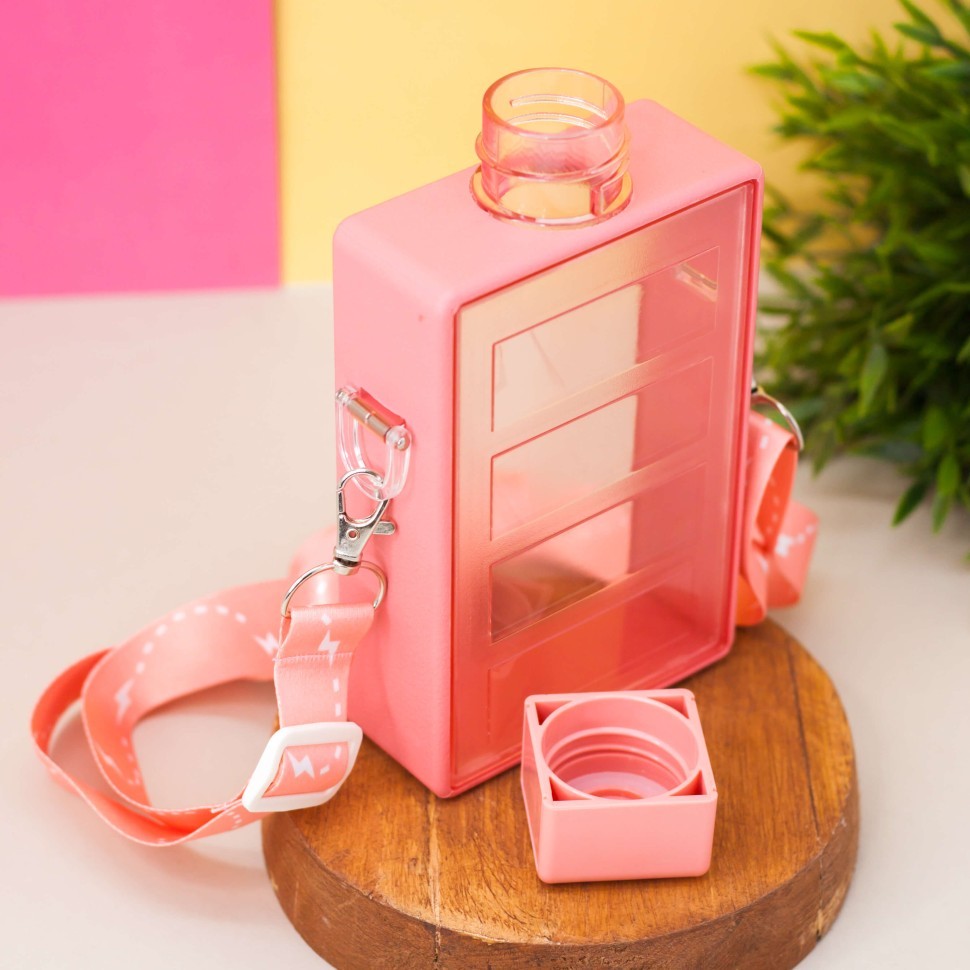 Бутылка "Battery", pink (450 ml)