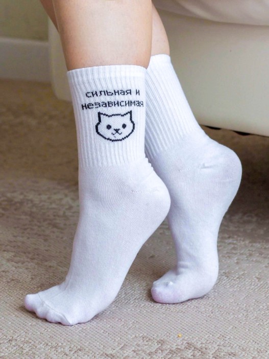 Носки женские &quot;Сильная и независимая&quot;, р. 35-40 