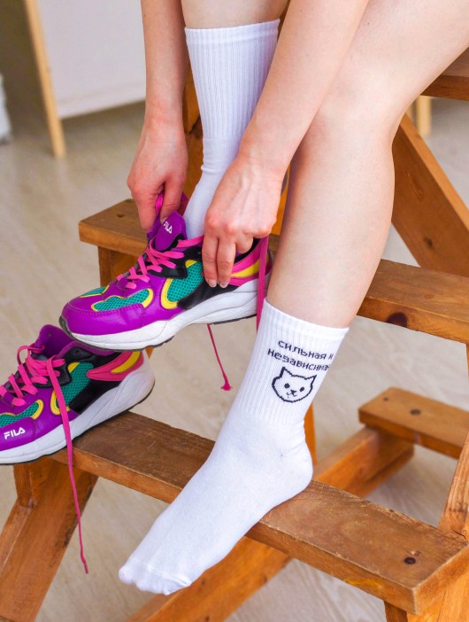 Носки женские &quot;Сильная и независимая&quot;, р. 35-40 